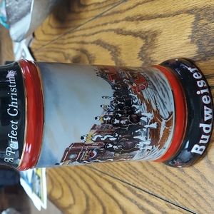 Budweiser Christmas Stein